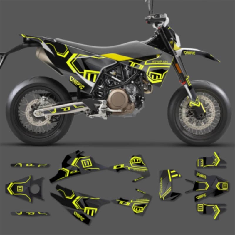 PowerZone – autocollants graphiques personnalisés, Kits d'autocollants pour Husqvarna 15-20 701 SUPE