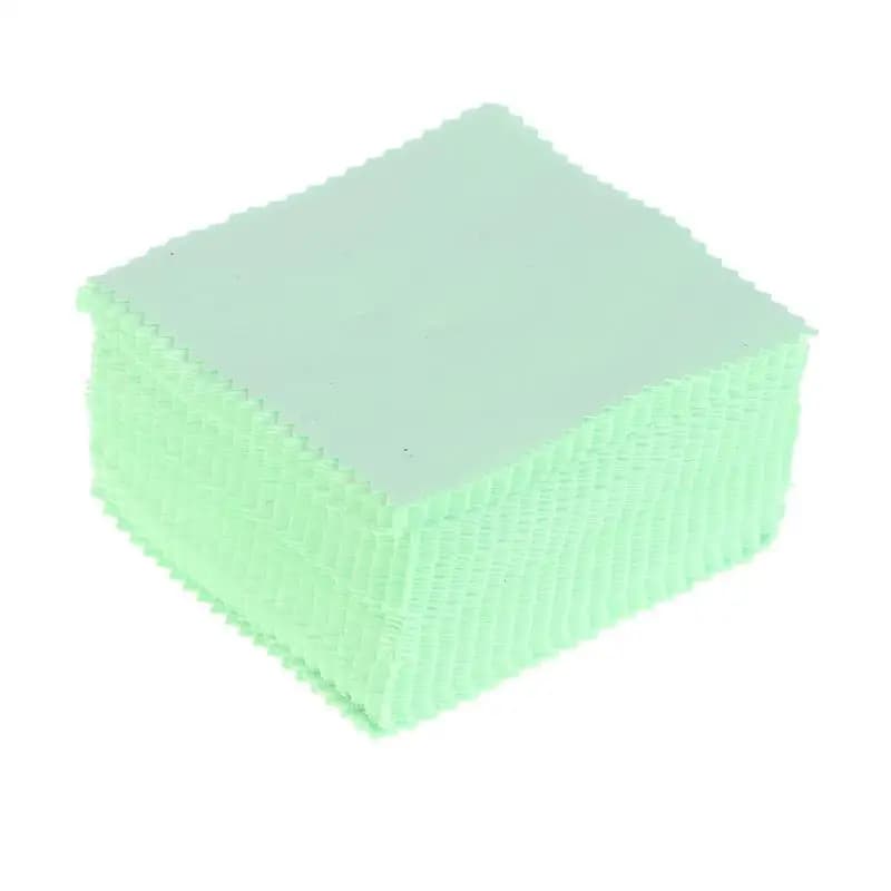 50 chiffons de polissage couleur argent, chiffons de nettoyage doux pour bijoux en argent et or, out
