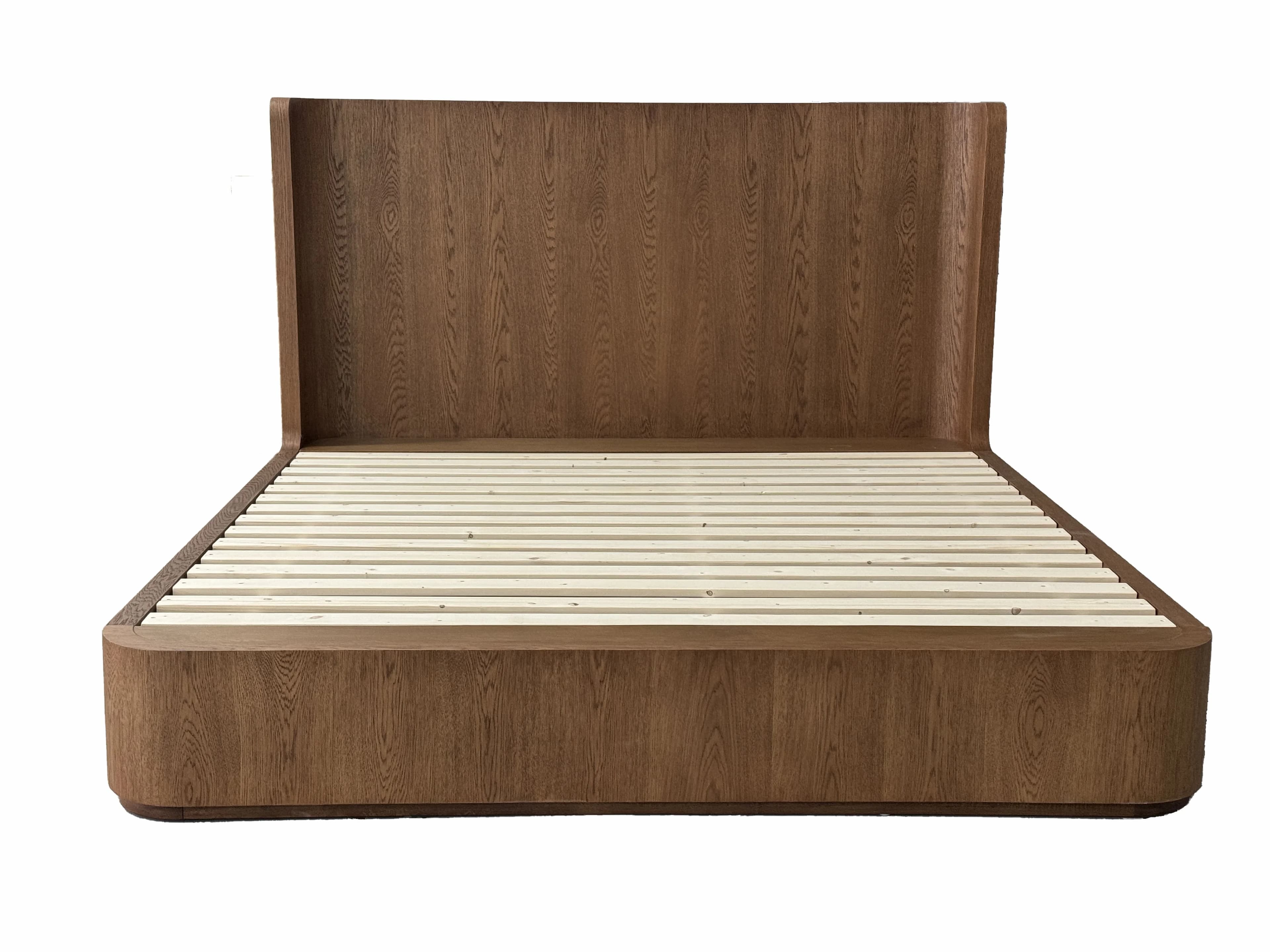 HLM108 – cadre en bois massif Antique de Style campagnard français, lit King Size en bois de chêne a