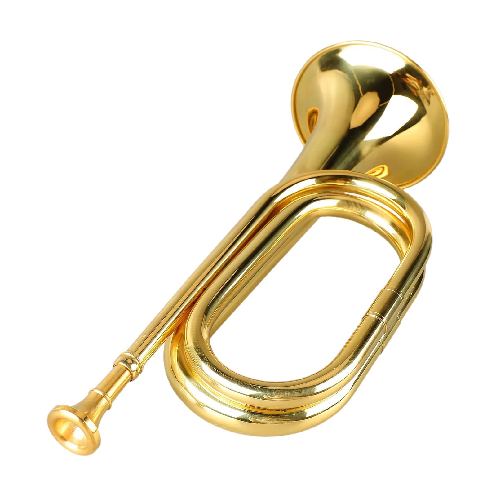Trompette en laiton Instrument de musique marcher clairon soufflant trompette Instrument de musique