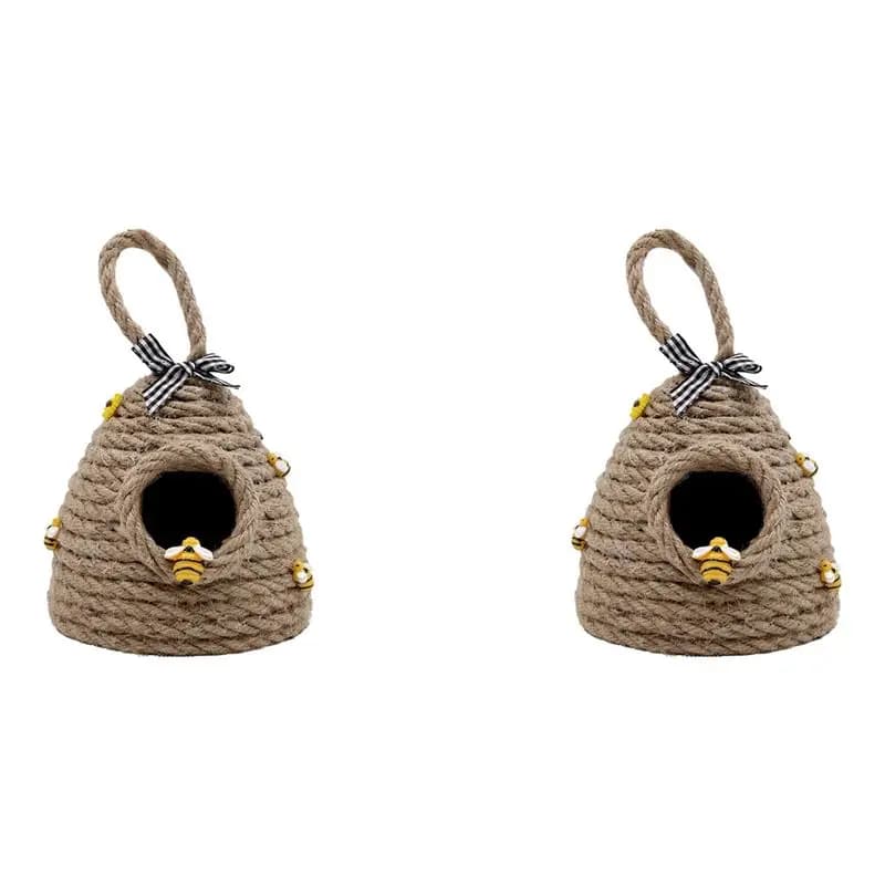 Décoration de ruche ABKJ-2X, plateau suspendu à plusieurs niveaux, décoration mignonne en forme de n
