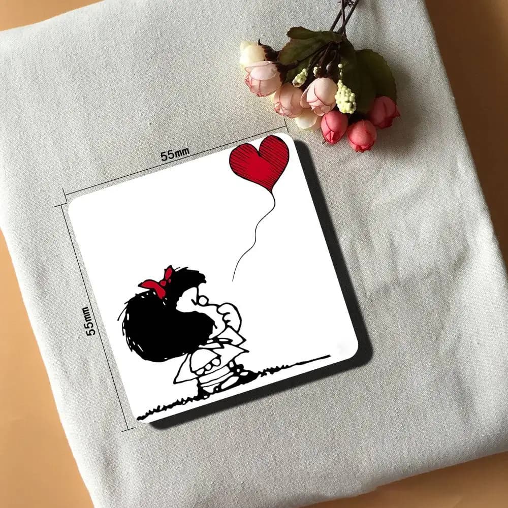 Aimant de réfrigérateur M-Mafalda tendance, décoration créative pour cuisine et maison, décoration m
