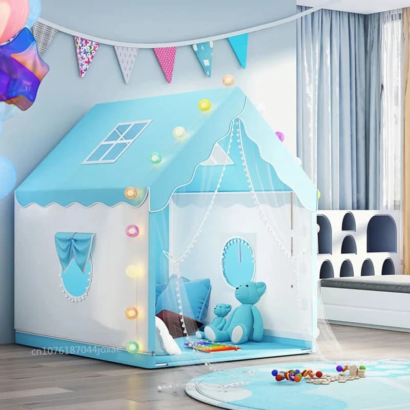 Tente jouets pour enfants, tente d'intérieur pliante multi-usage, maison de jeu, décor de chambre d'