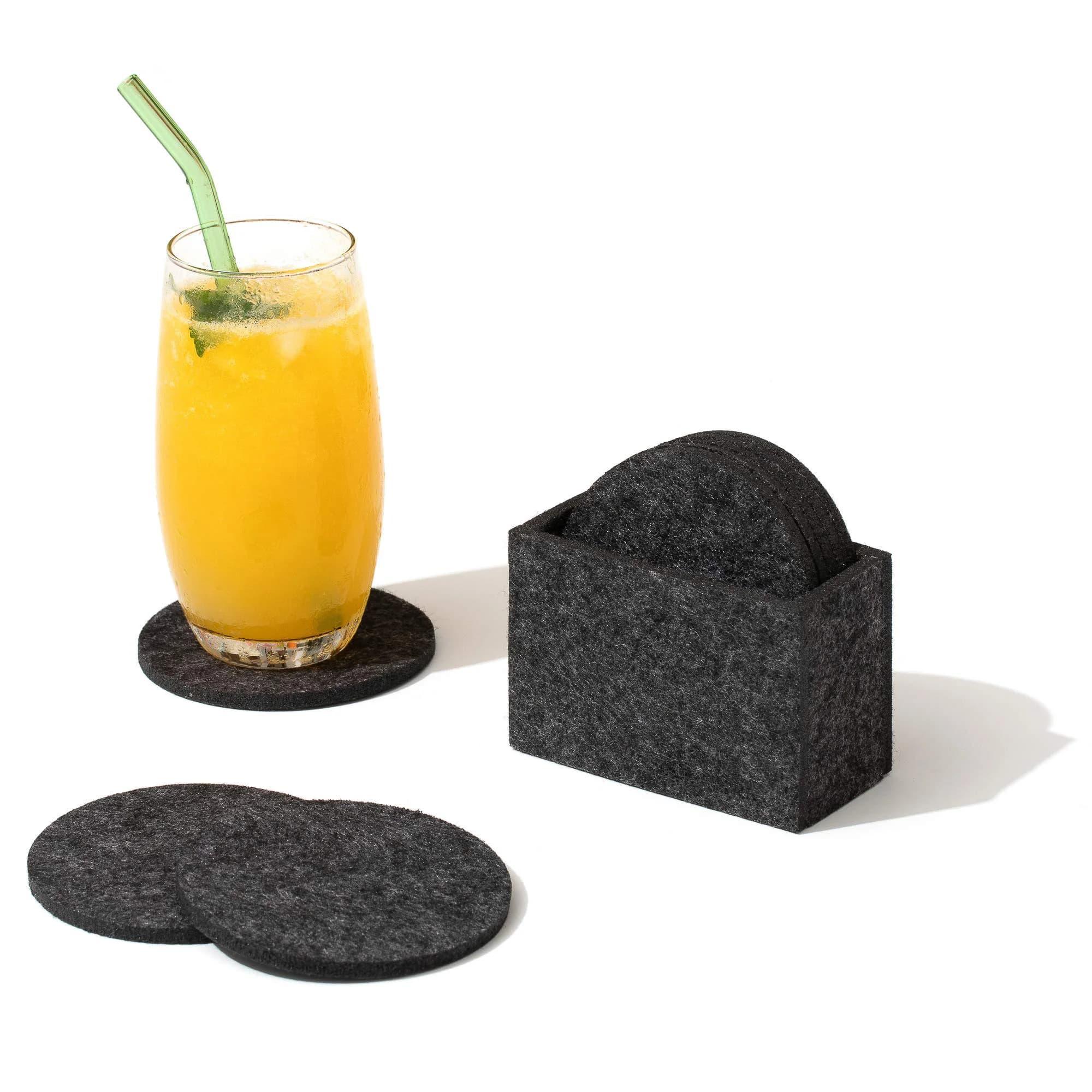 Clicks Cowijk-set de 10 pièces, napperons coordonnants et lavables, en verre et en tasse