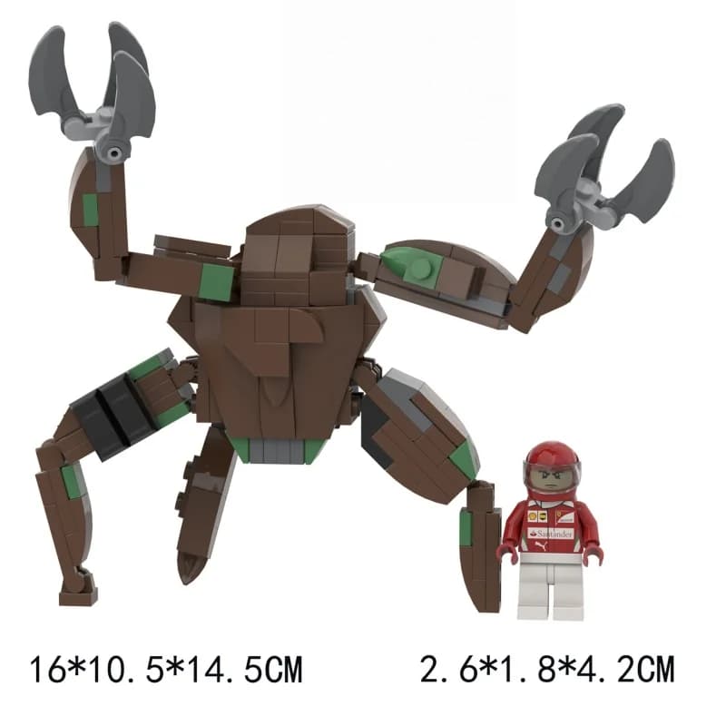 Figurine de construction Rocky Protagonist de la série Rescue Plan, modèle d'assemblage périphérique
