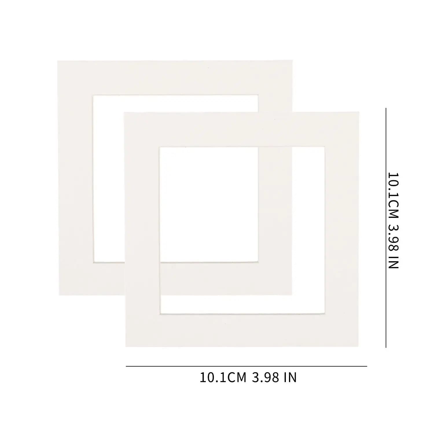 Passe-partout blanc en carton mat pour cadres photo, inserts de passe-partout, papier de passe-parto