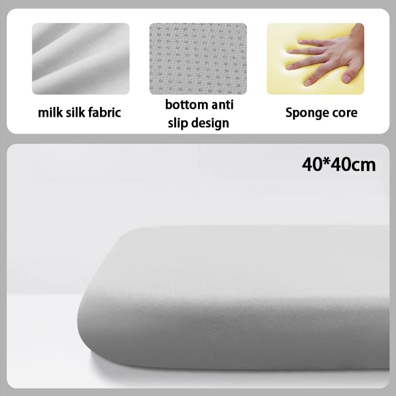 Coussin de siège épais en mousse à mémoire de forme ultra douce, 40/45cm, pour chaise de bureau, res