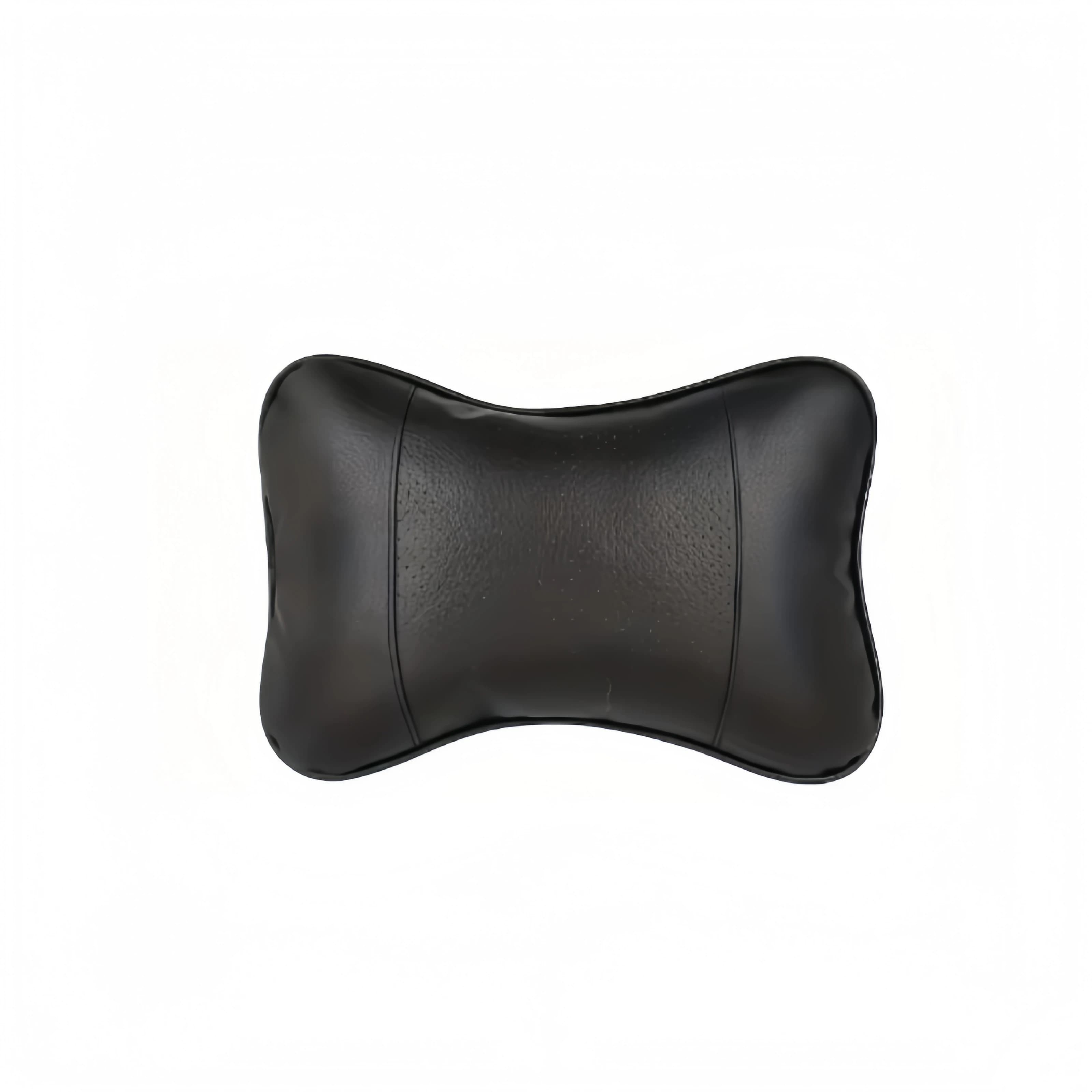 Coussin de nuque pour voiture en cuir PU, support ergonomique pour la tête, rembourrage en fibres, c