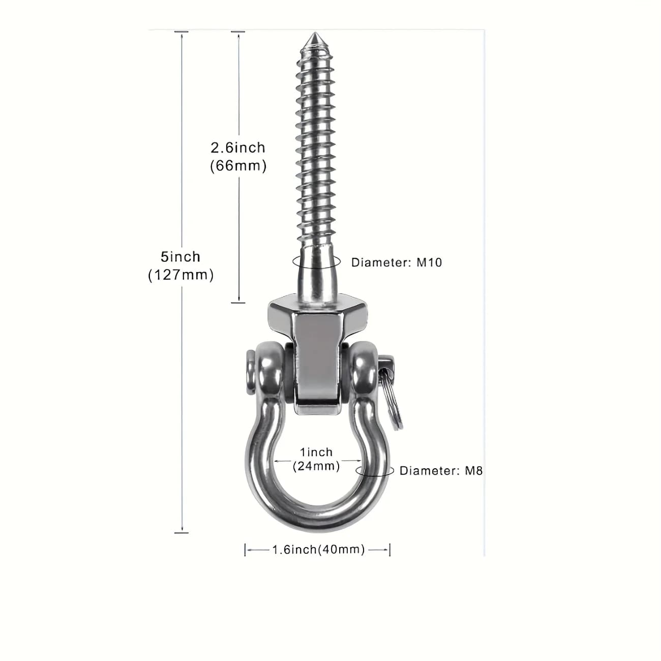 Outils crochet de balançoire robuste hamac de Yoga crochet de sac de sable accessoires de chaise sus