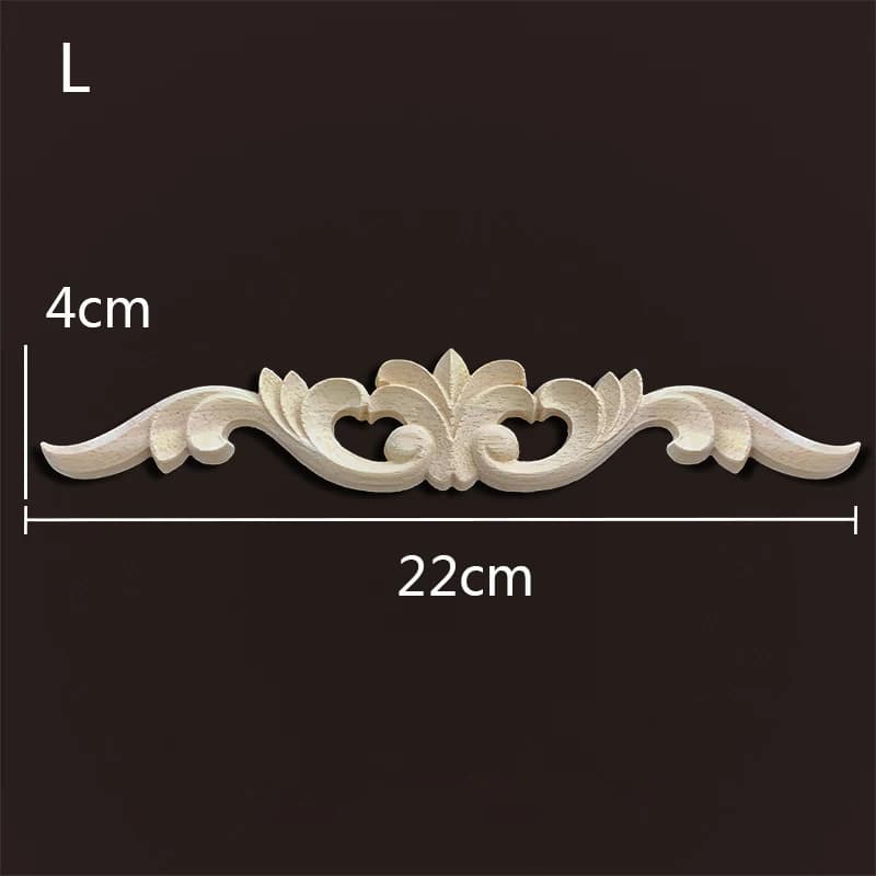 Onlaques et Appliques en bois, décoration de maison, chambre à coucher, majuscules, meubles, autocol