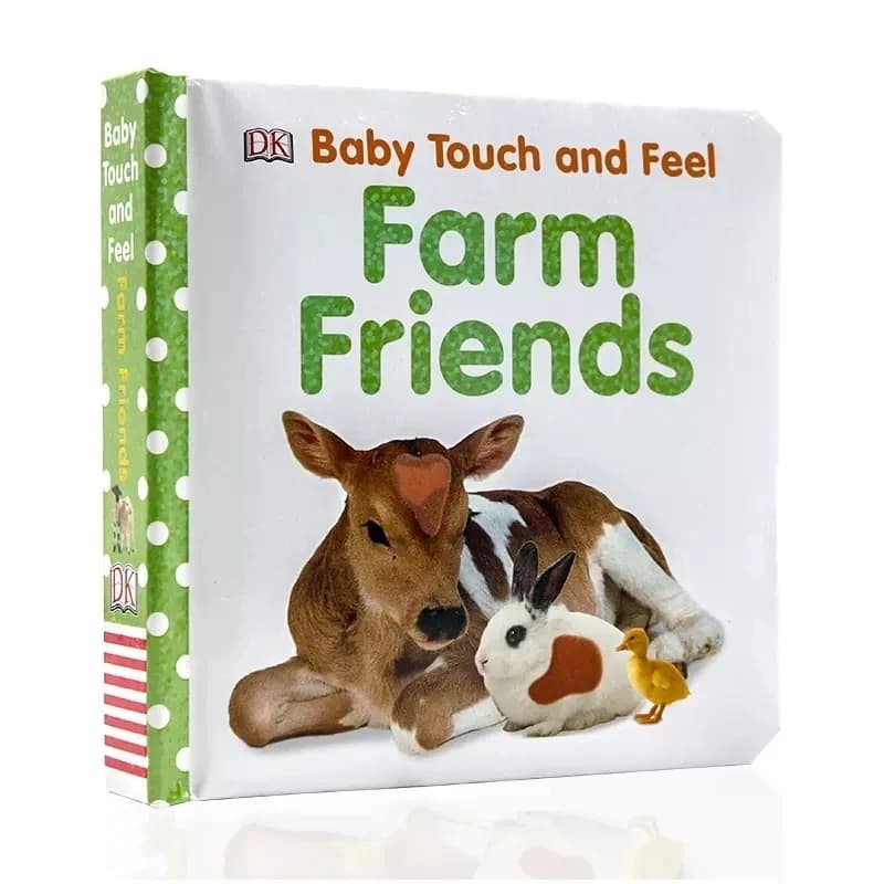 DK Baby Touch and Flag Farm Animals Board Ple, Image en anglais, Histoire, Nettoyage, Éveil anglais