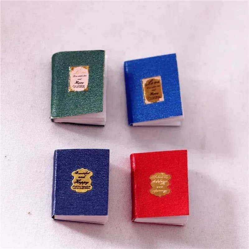 Mini livres et cahiers, accessoires pour poupées, décorations de scène, accessoires de décoration