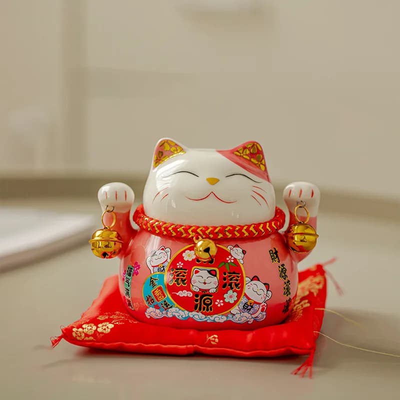 Statues de chat en résine pour décorations de maison, Figurine d'animal, Graffiti créatif européen,