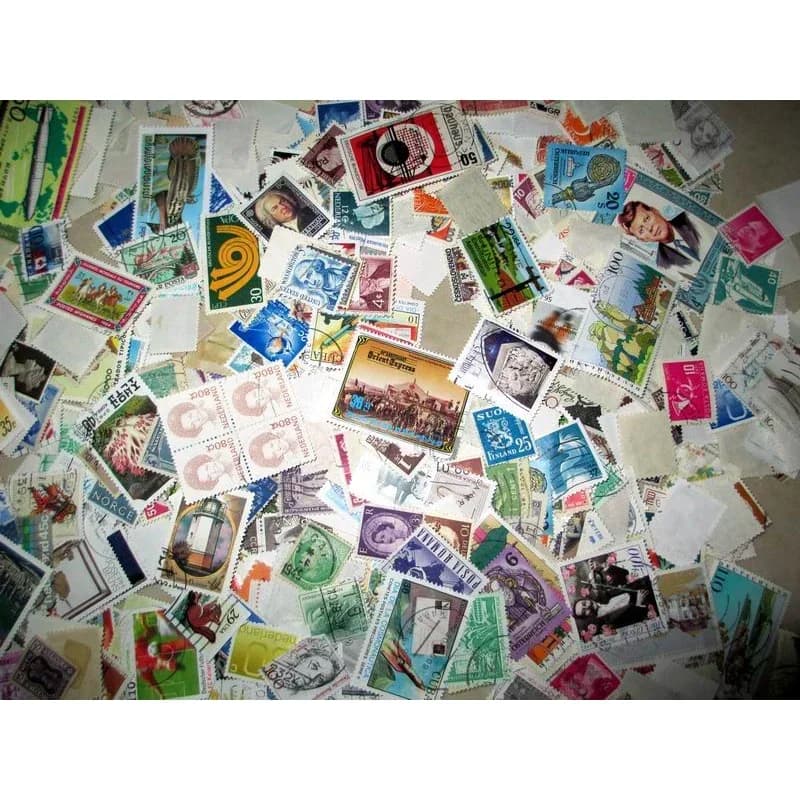 Timbres étrangers 100 pièces, tampons d'écriture ou nouveaux timbres aléatoires de partout dans le m