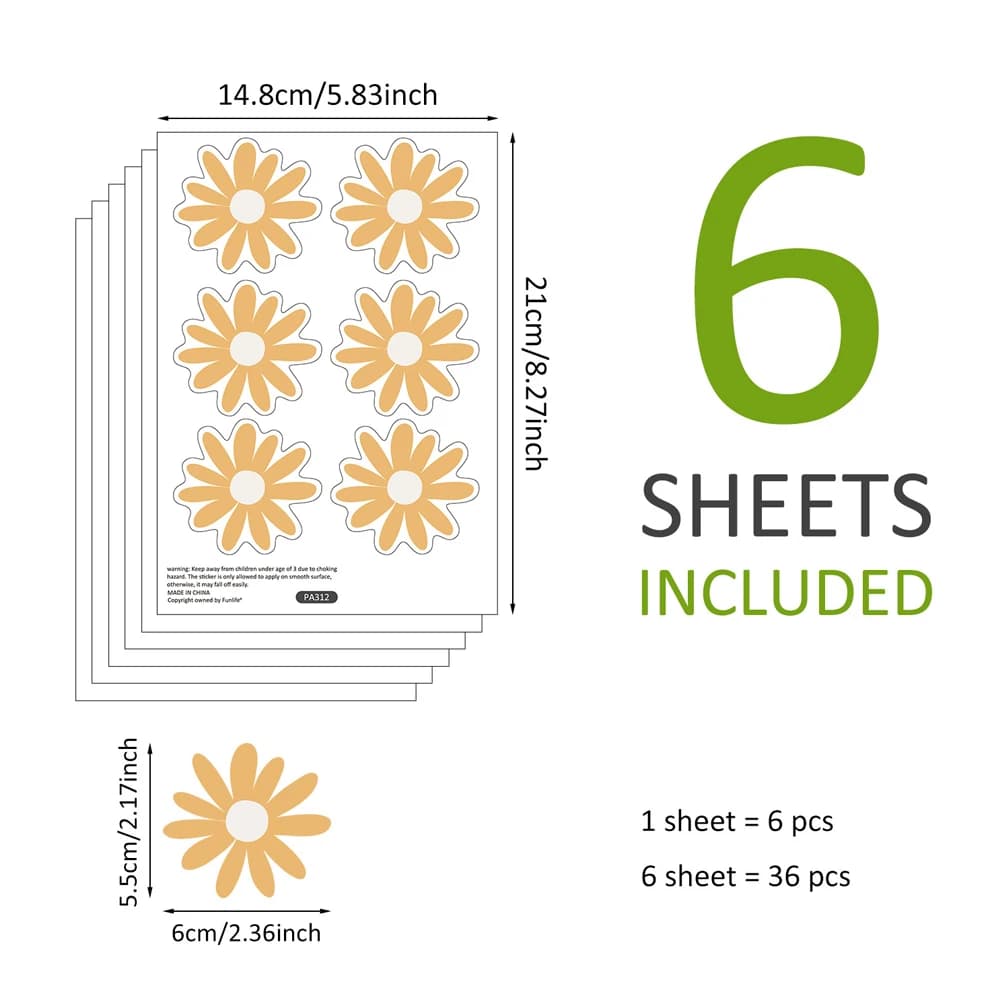 Autocollants Muraux AndrWall pour Chambres d'Enfants, Papier Peint Perfecbaby Nursery, Décoration de