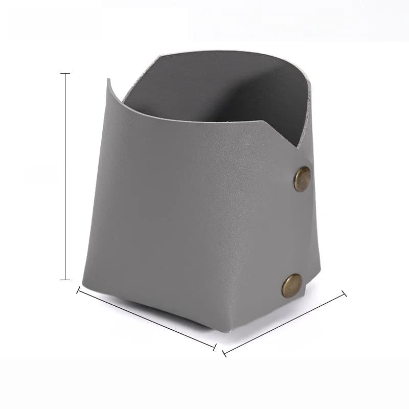 Boîte de rangement créative en cuir PU, plateau de présentation pour bijoux et clés, organisateur de