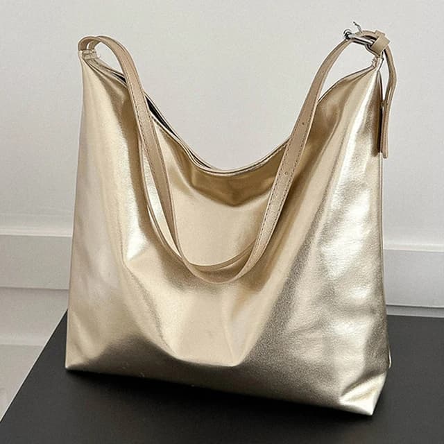 Sac à provisions de luxe pour femme, sac à main à poignée supérieure en PU, sac fourre-tout en cuir