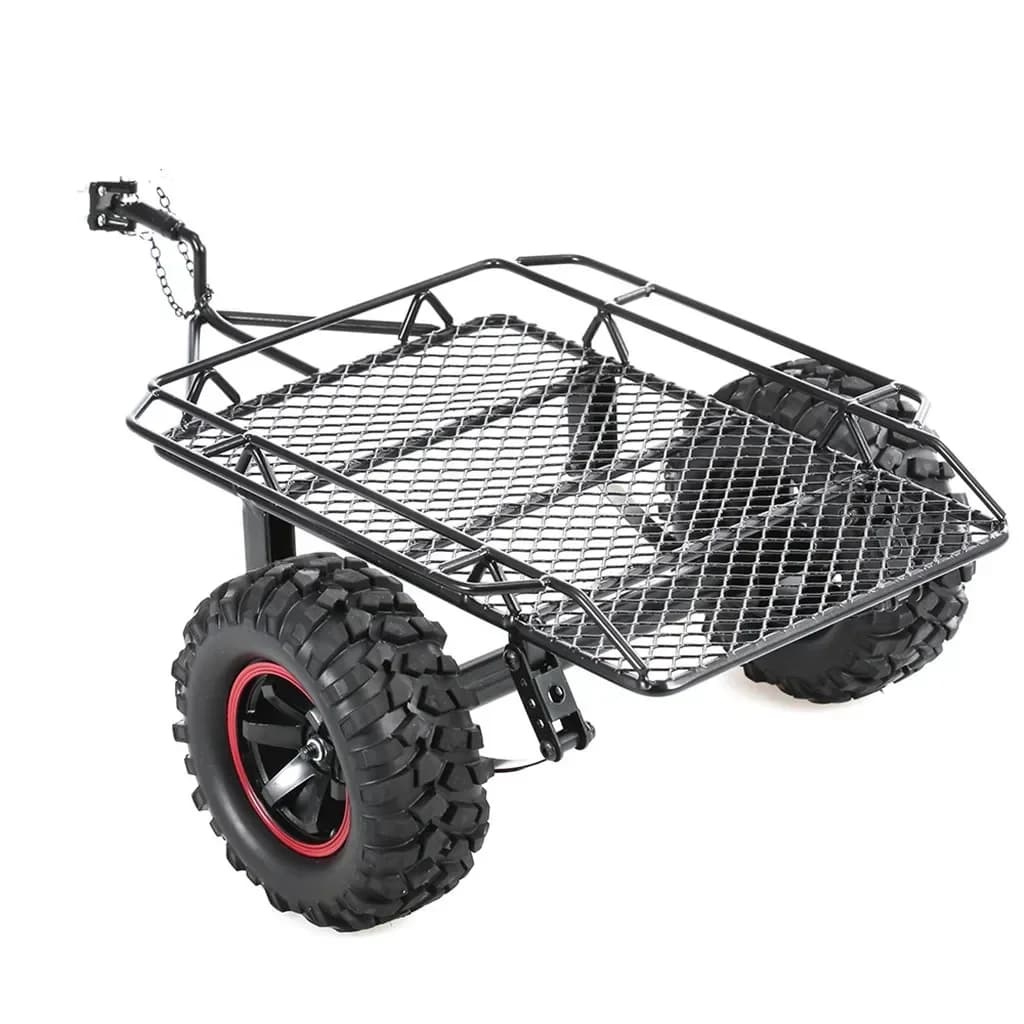 Simulation de cadre de trémie de remorque RC en métal, pour camion sur chenilles 1/10 Traxxas TRX-4