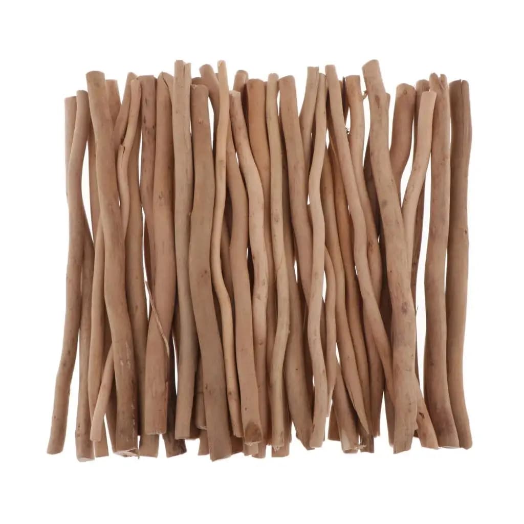 Branches de bois flotté naturelles, 50 pièces, pièces de bois flotté, bâtons en bois pour