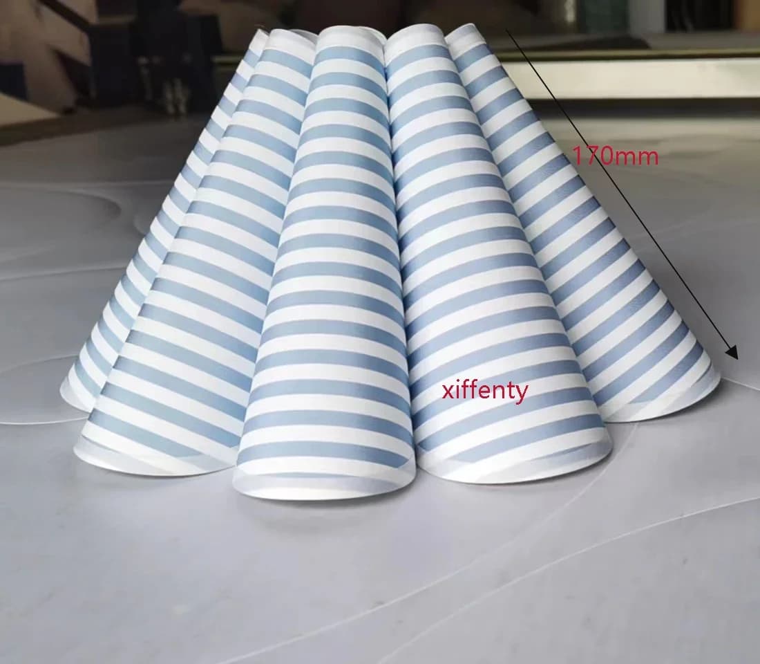 Abat-jour de table en tissu à rayures multiples avec cadre en fer, accessoires d'éclairage