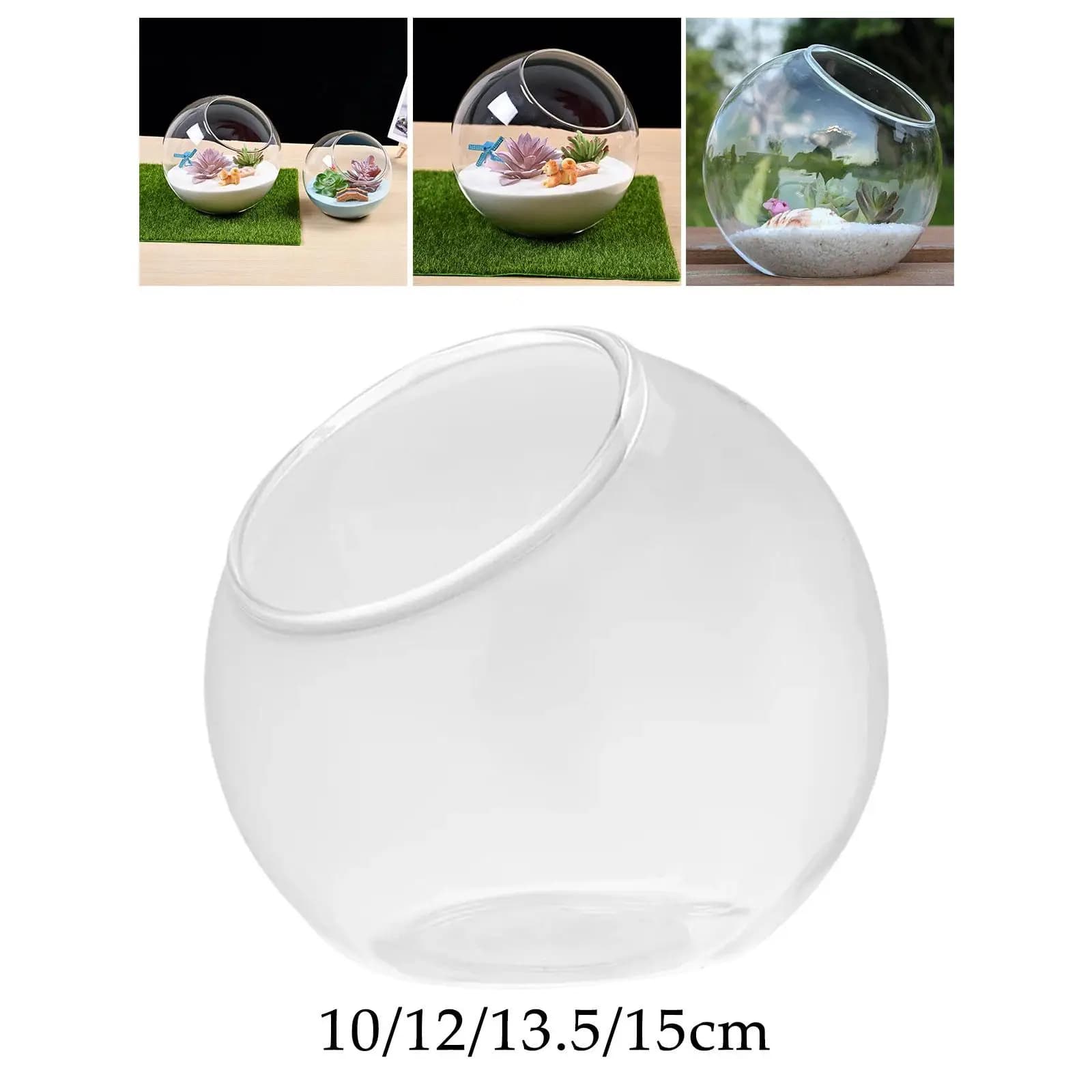 Terrarium verre table conteneur pièce maîtresse Microlandschaft maison Vase en verre pour jardin mar