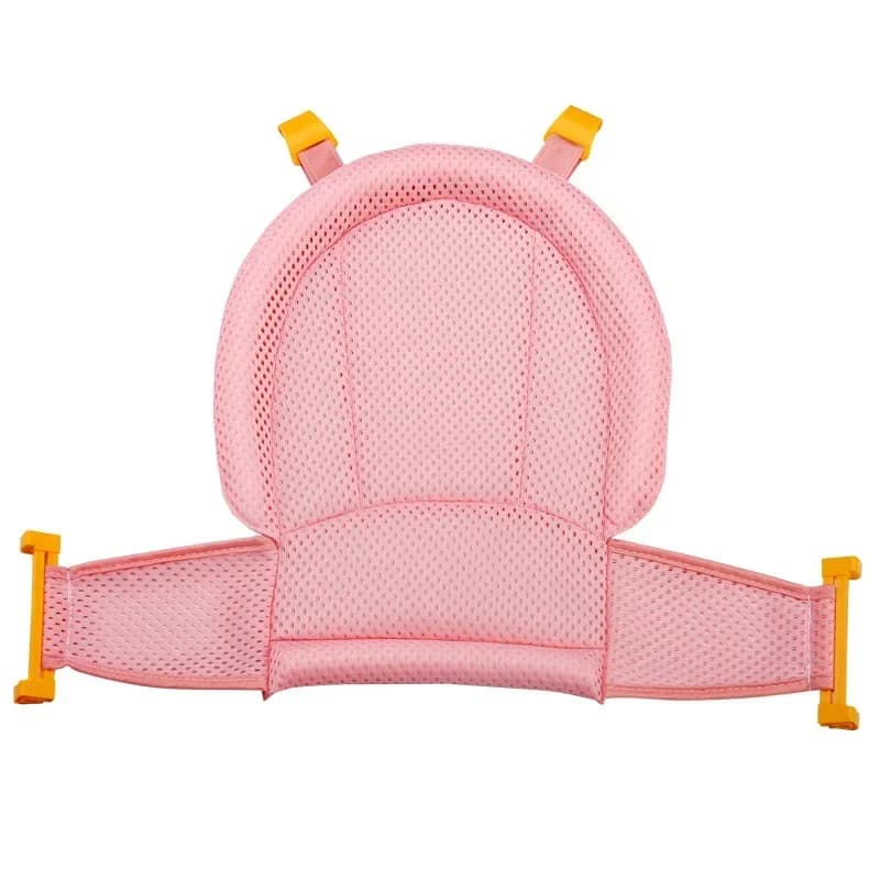 Coussin de bain en maille pour nouveau-né, filet de soutien de bain pour bébé, baignoire flottante u
