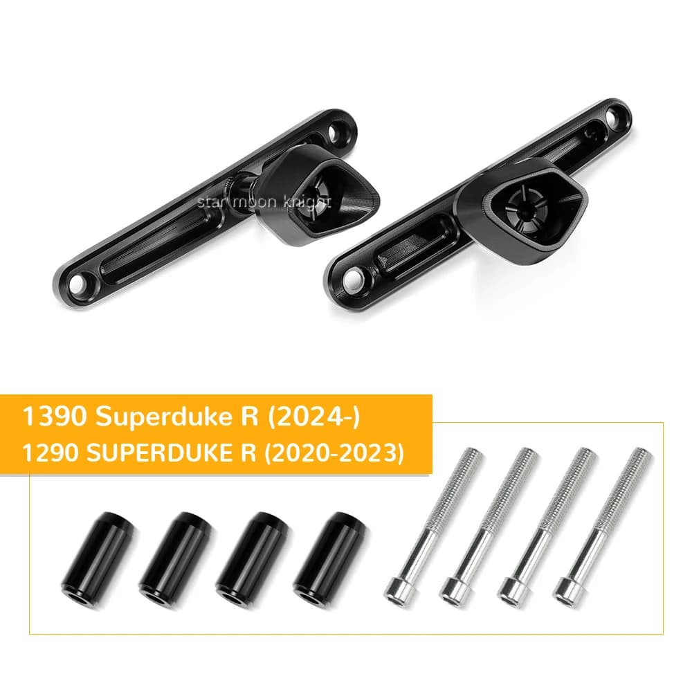 Protection anti-chute de cadre pour SUPERDUKE SUPollDUKE R 1390, protection des curseurs, 2024, 1290
