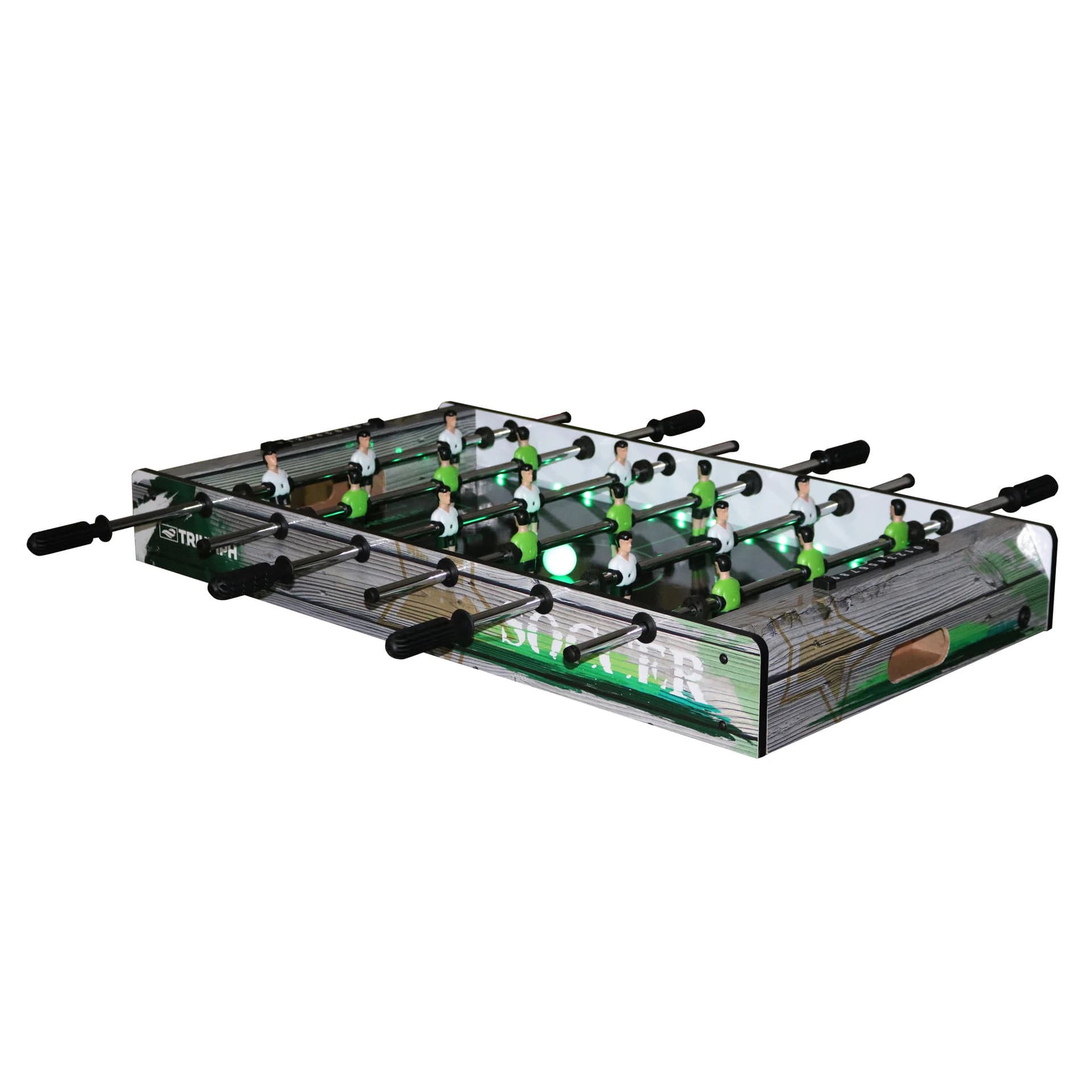 Sport d'intérieur bébé pied Football jeu Table Football jeu de société jouet Mini Football en bois T