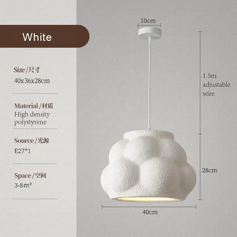 Lampe LED suspendue au design moderne, luminaire décoratif de plafond, idéal pour une chambre à couc