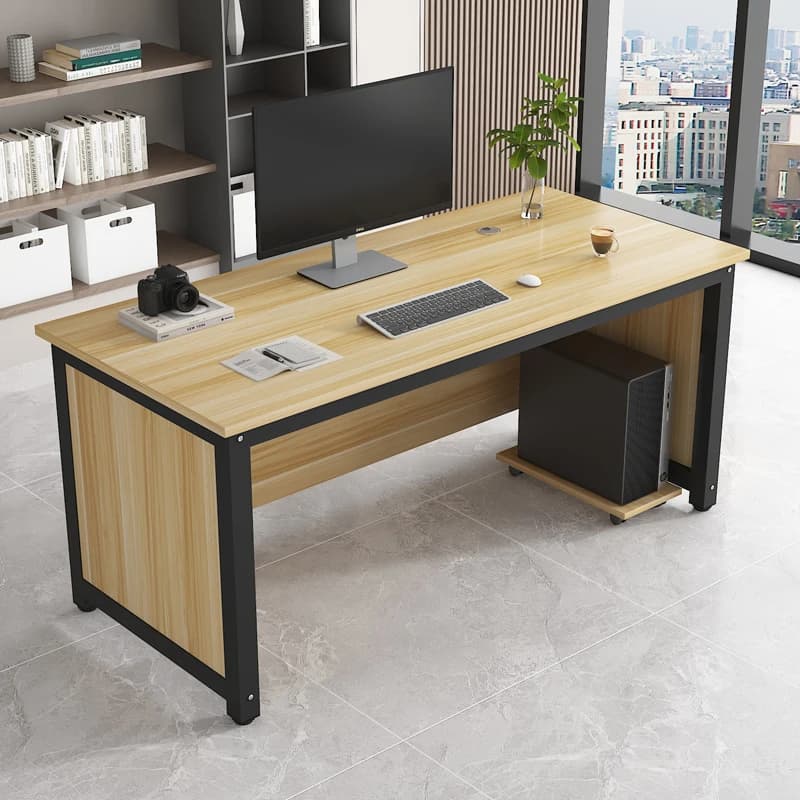 Bureau moderne Simple tiroirs ordinateur étude conférence bureau réception chambre Scrivania Da Uffi