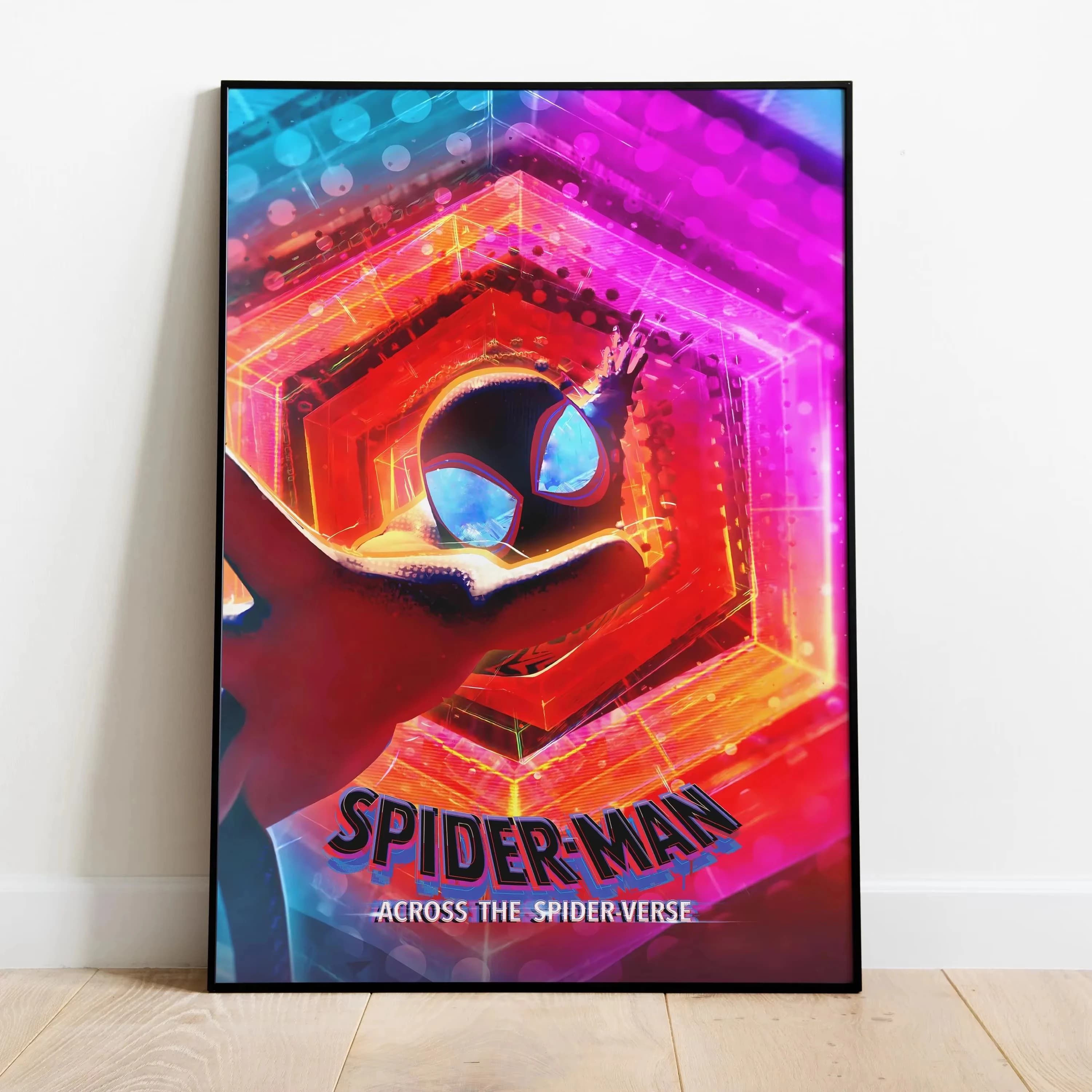 Affiche Spiderman Across the Spiderverse, Art mural et impression, Impression Miles Morales, Affiche