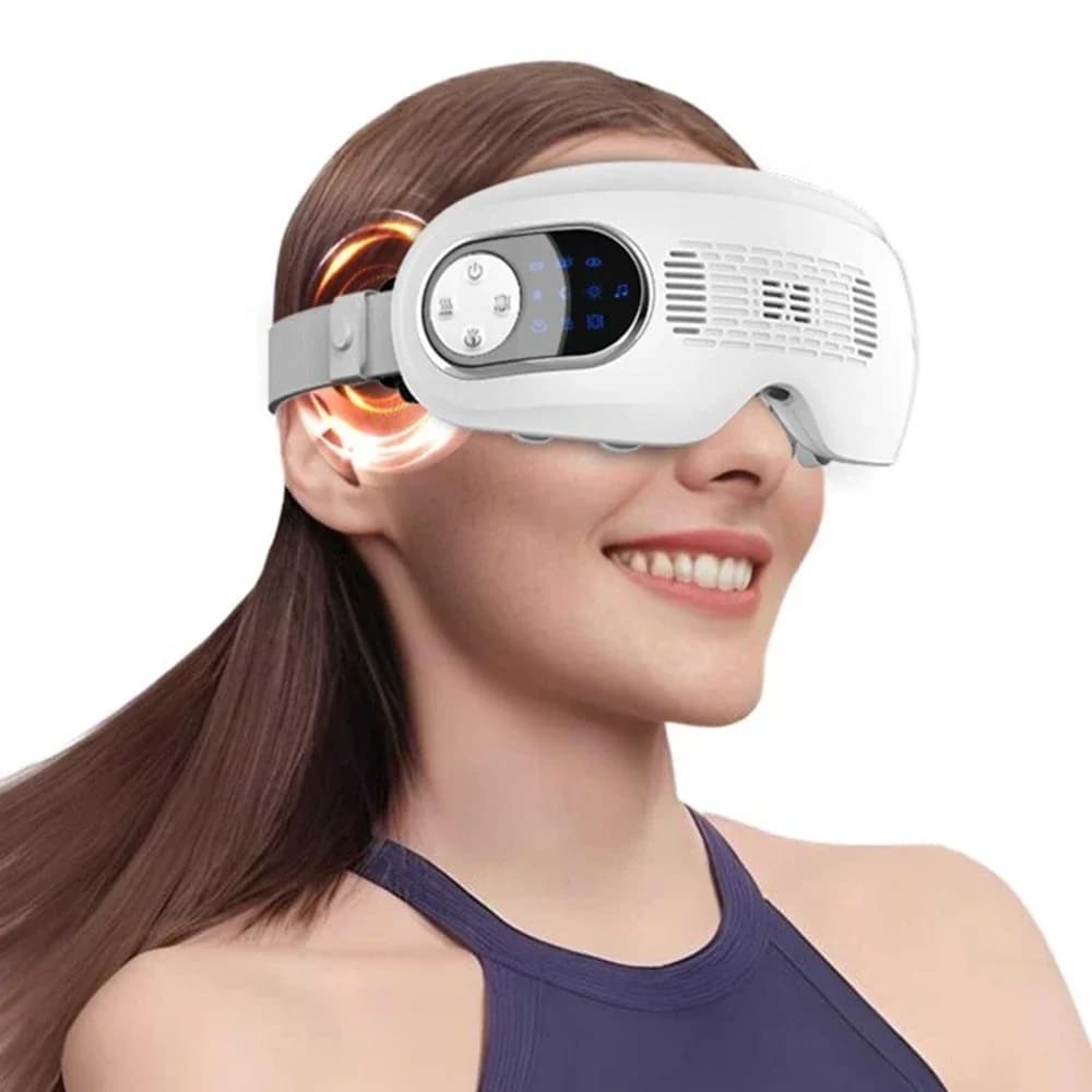 Masseur oculaire vibrant pour Migraines, brume chaude et froide, masque de Massage des points d'acup