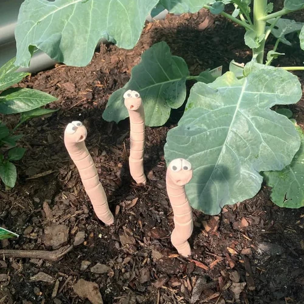 Paquet de 2 pièces de décoration de ver de sorcière drôle pour plantes en pot-accessoire de décorati