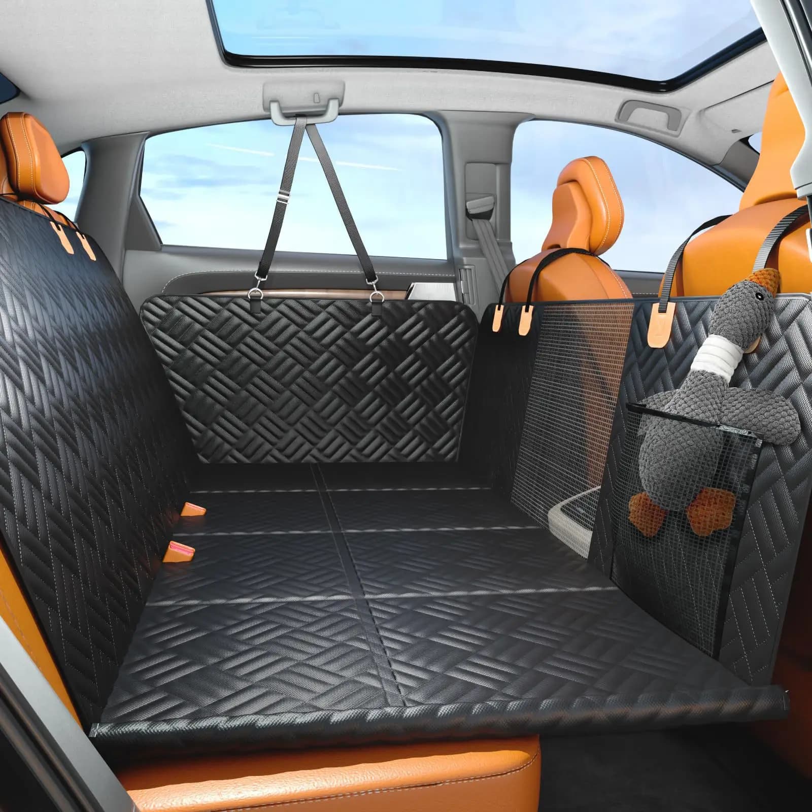 Coussin de voiture pour animaux de compagnie Isola pour siège arrière, nid pour chien, anti-salissur