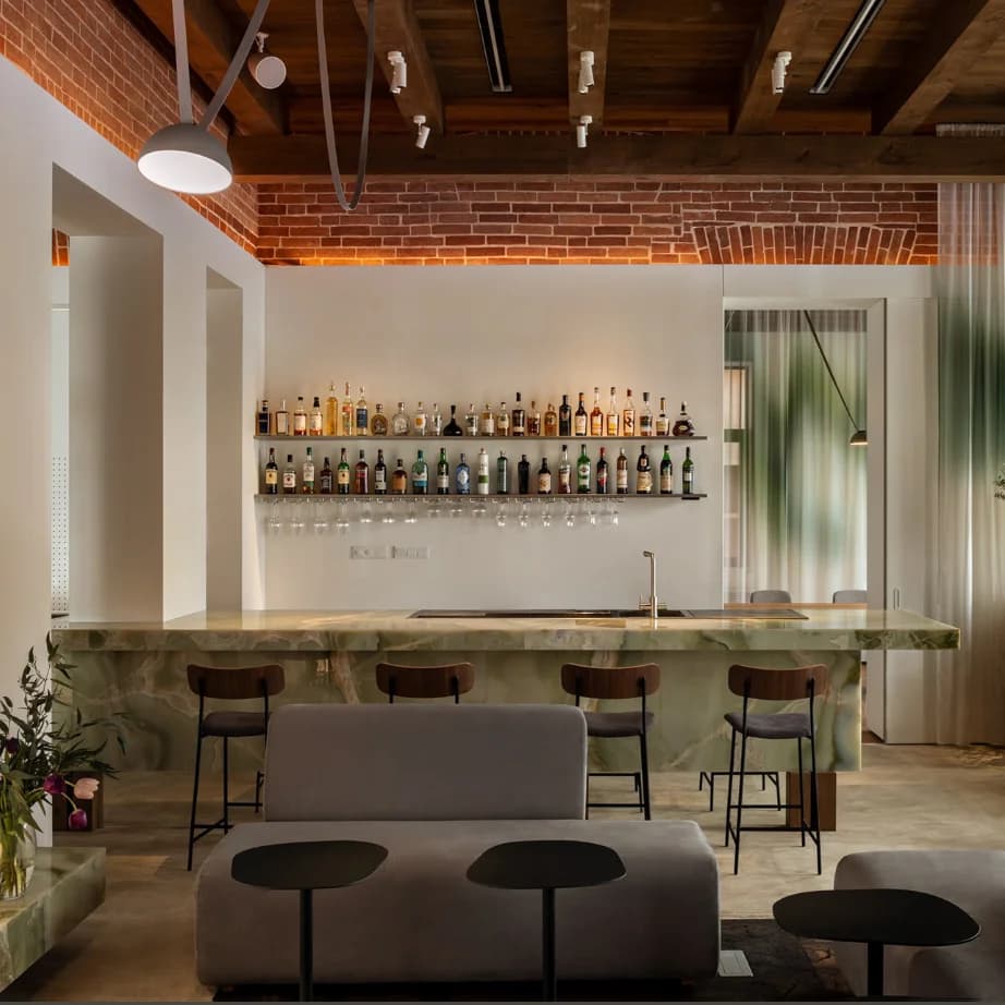 Comptoir de Bar à boissons pour Restaurant à la mode, Table à manger en bois de haute qualité, prése