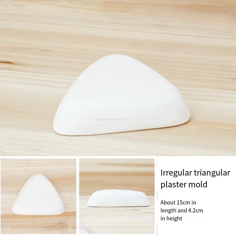 Poterie gypse moule rond Triangle carré irrégulier forme géométrique moule main-bricolage céramique