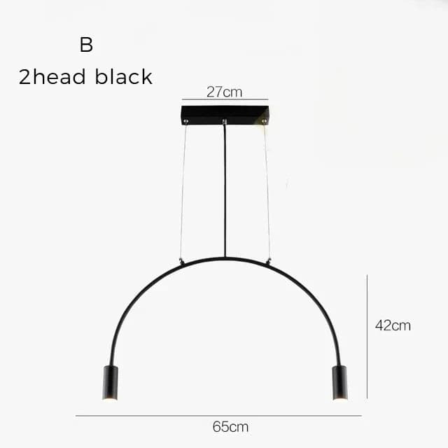 Lampe Suspendue au Design Post-Moderne Géométrique, Luminaire Décoratif d'Nik, Idéal pour une Salle