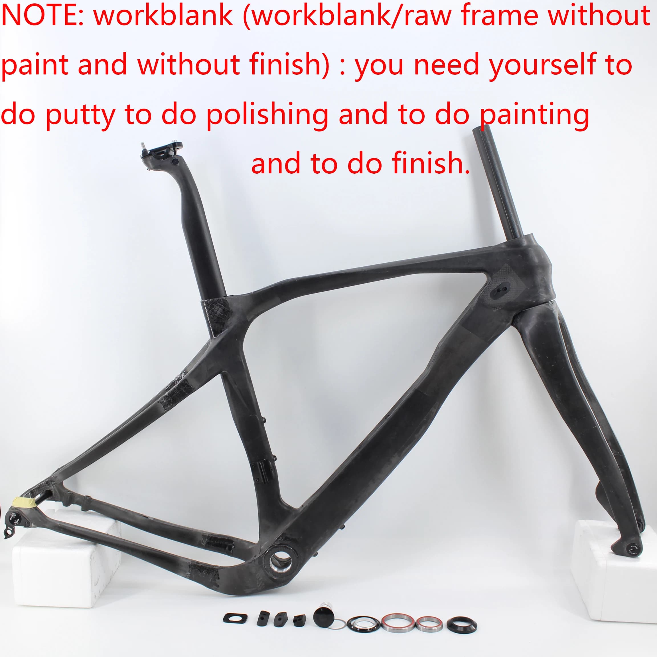 700c Cyclocross voyage gravier vélo de route mat UD vélo entièrement en Fiber de carbone à axe trave