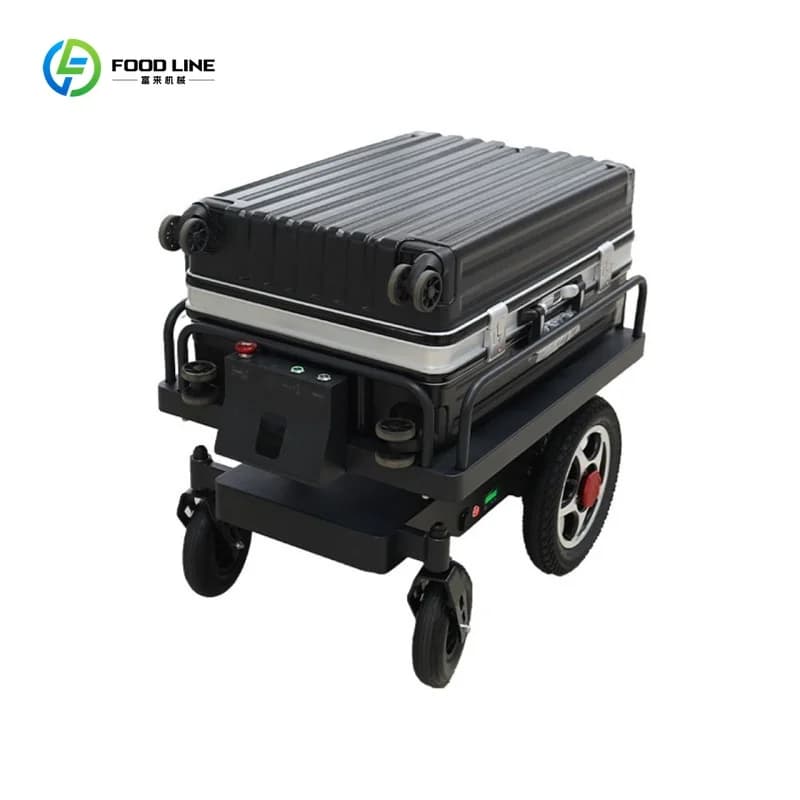 Robot de logistique de navigation personnalisé, véhicule autonome de transport, voiture de suivi pou