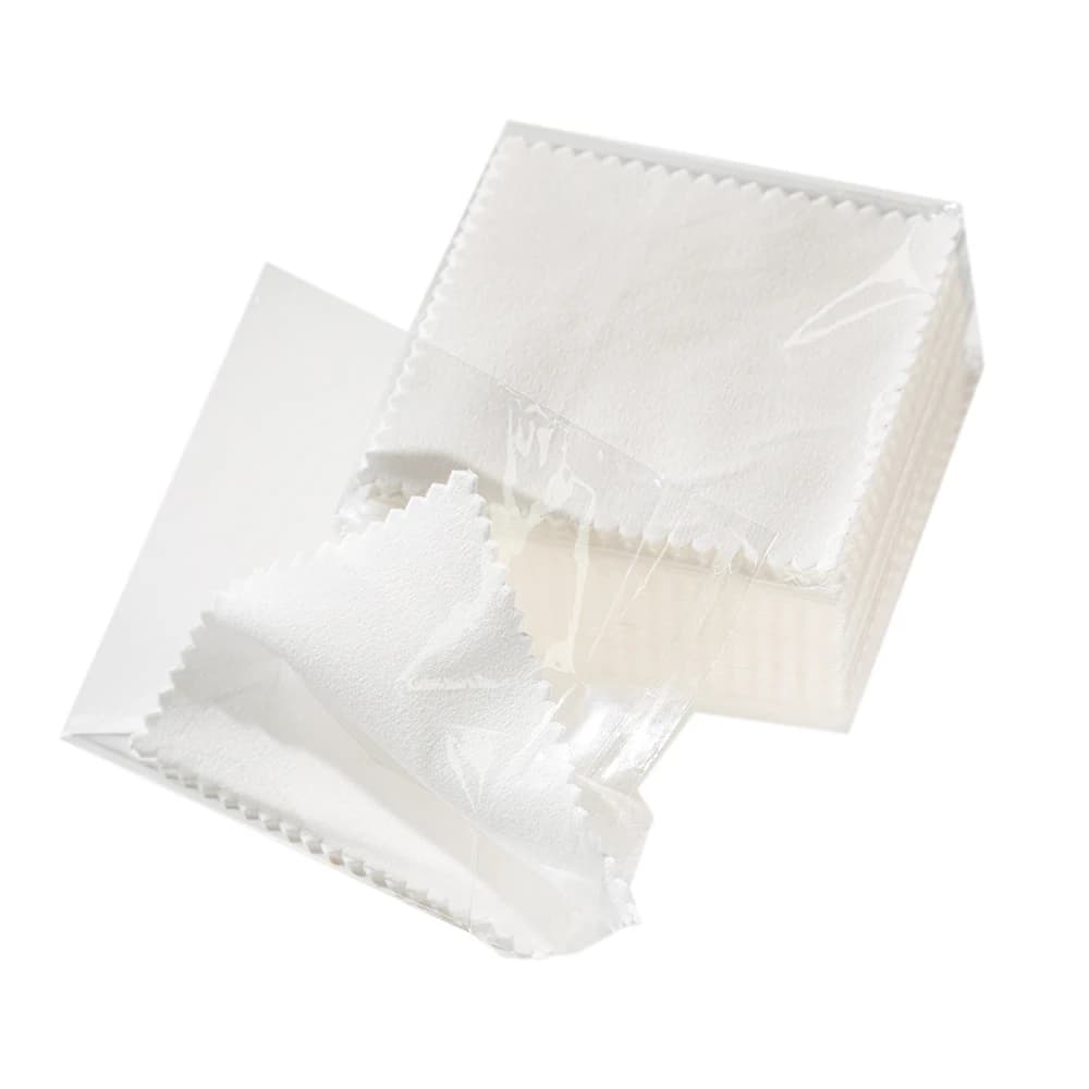 Nettoyeur d'argent individuellement, 50 pièces, polissage de bijoux, tissu, serviette, dissolvant de