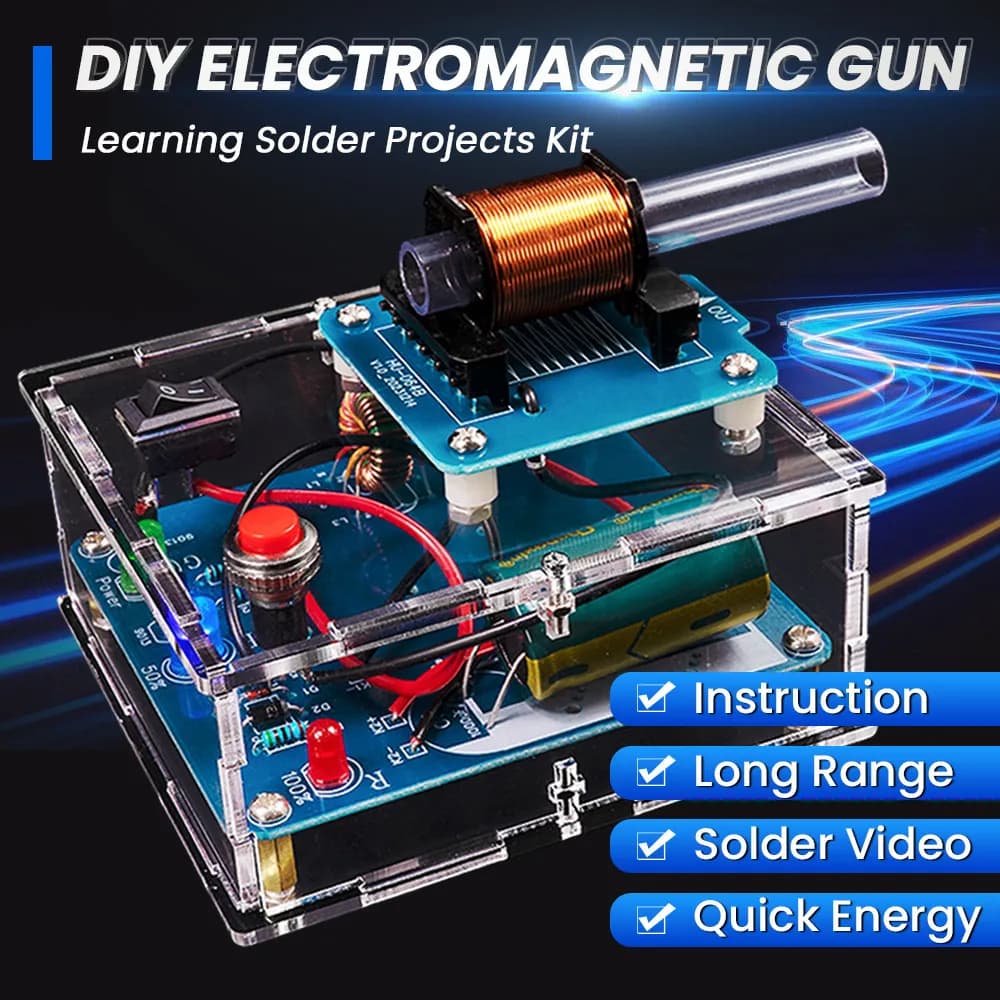 Kit électronique de bricolage pistolet électromagnétique haute tension HU-064 Module de suralimentat