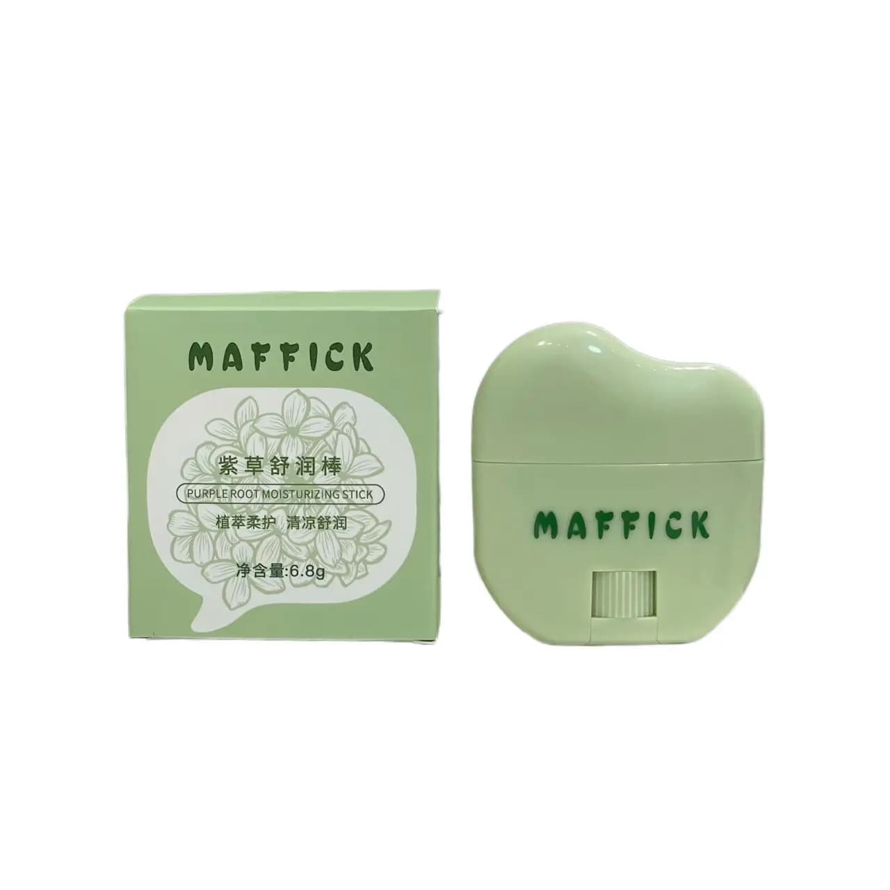 MAFFICK Stick Apaisant à la Menthe Glacée, Non Gras, Anti-Moustiques, Parfum Solide, Idéal pour l'Ét