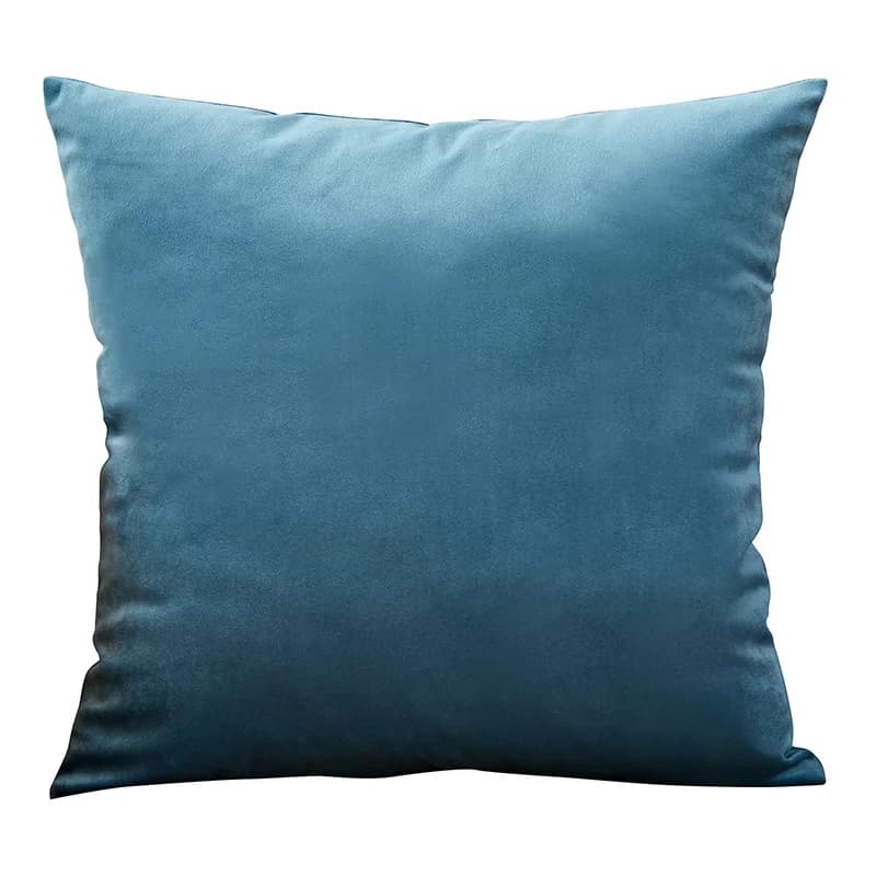 Juste de Coussin en Velours Bleu, Articles de Décoration pour la Maison, Oreillers Décoratifs Créati