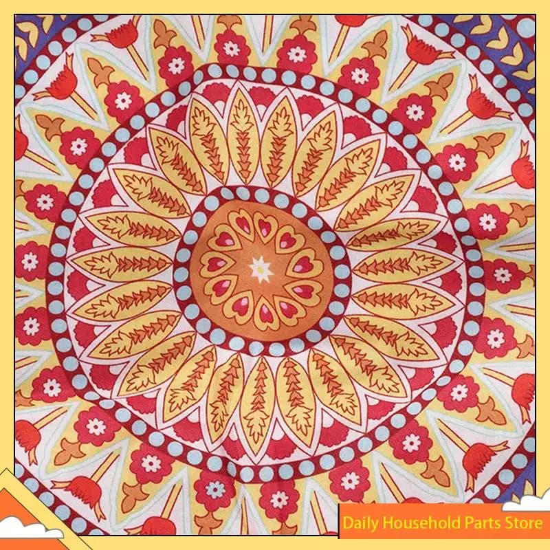 6X oreillers de sol Mandala indien rond bohème coussin coussins housse 13 CHAUD!