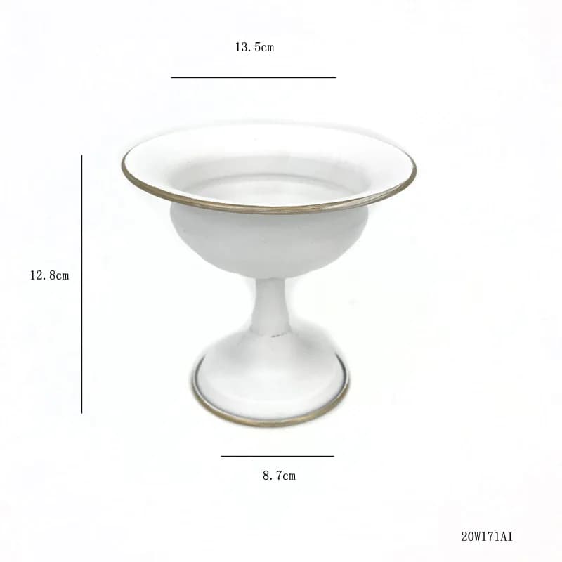 Vases sur pied hauts blancs européens style palais, récipients pour fleurs séchées, vases décoratifs