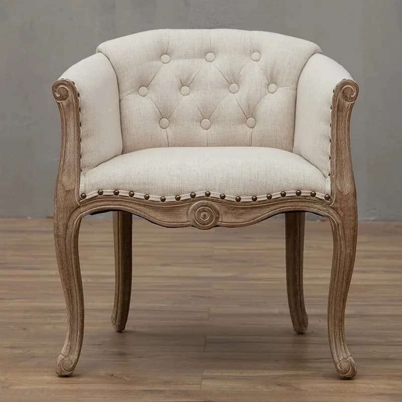 Loisirs, bois massif, antique, bureau, style européen, hôtel, chaise de salle à manger, style améric