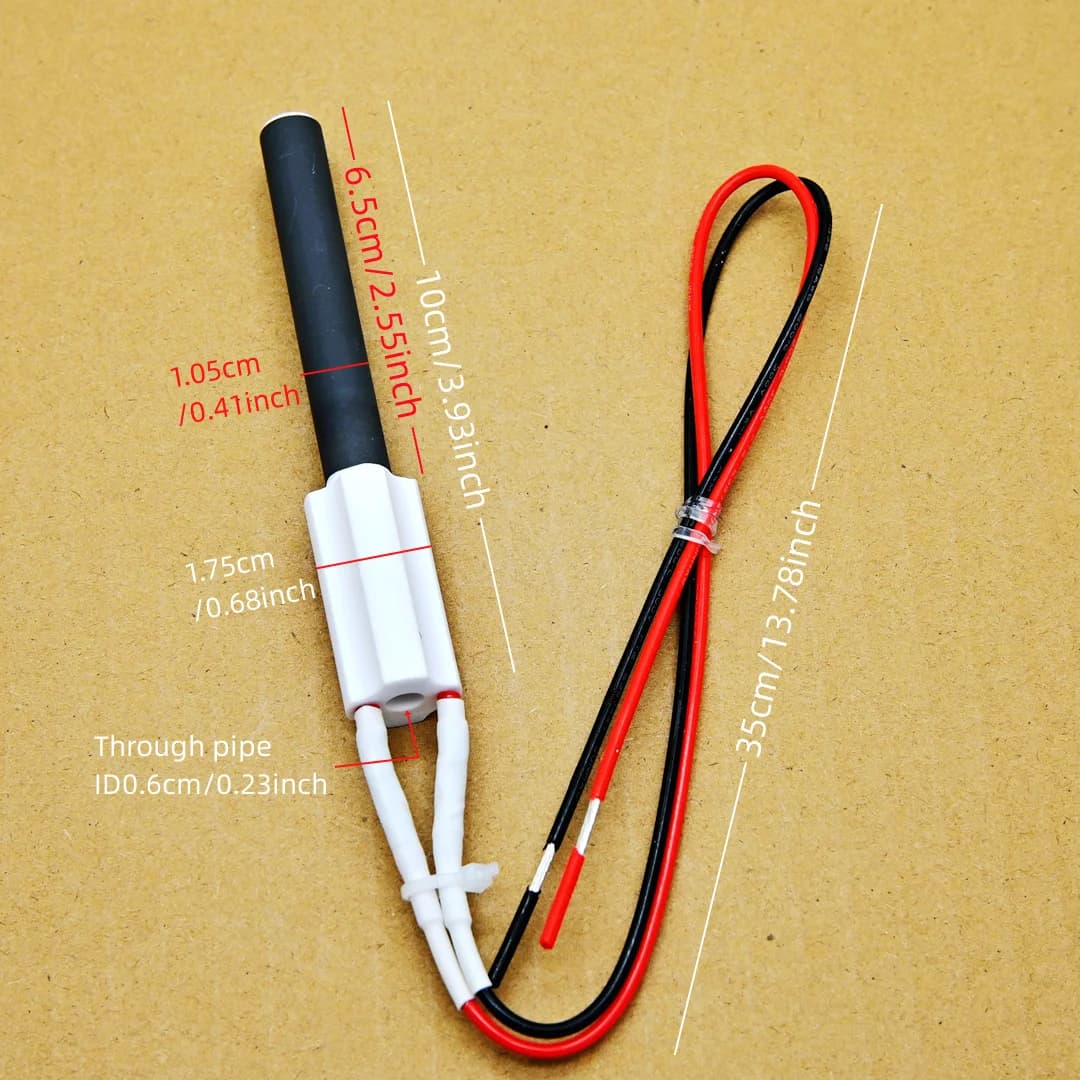 Allumeur de poêle à granulés 220v 300w, four de chauffage de cheminée, tuyau de chauffage électrique