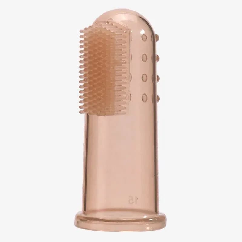 Couverture de doigt en silicone pour bébé, brosse à dents à feuilles caduques, brosse à dents d'entr