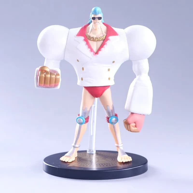 Costume noir Franky Anime One Piece Ver. Figurine d'action en PVC, modèle de collection, jouets pour
