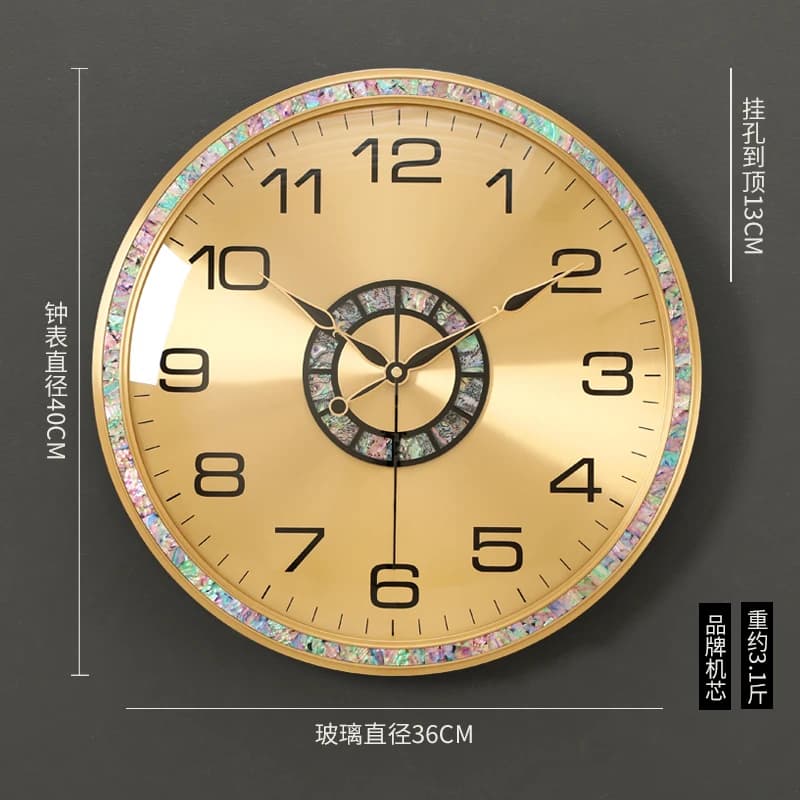 Style Art horloge murale Design moderne luxe Salon horloge murale classique Unique Reloj De Pared Pa